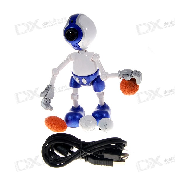 Robot Style 5 Mega Pixel PC USB 2.0 Webcam